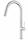 Grifo cocina alto extraíble monomando cromado – Serie Eufrates